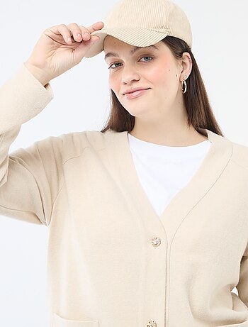 Gilet en maille doudou