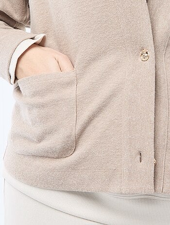 Gilet en maille doudou