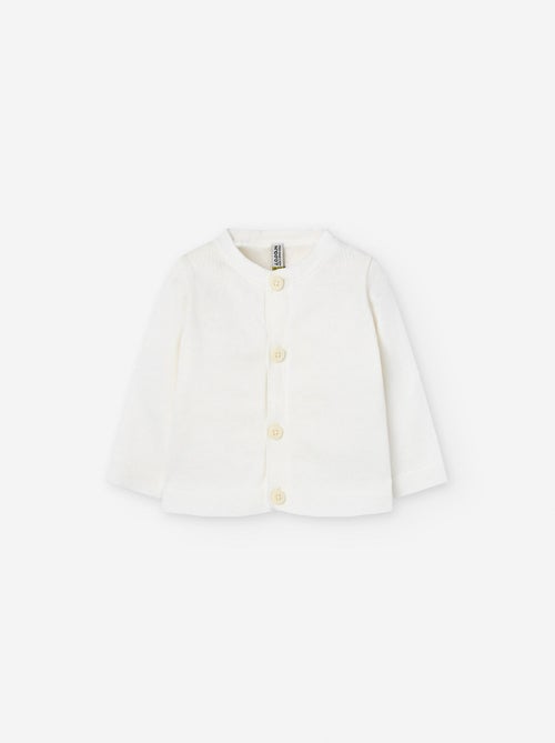 Gilet en Maille en Coton - Kiabi