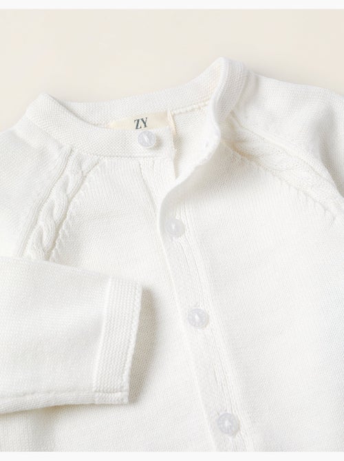 Gilet en Maille en Coton - Kiabi