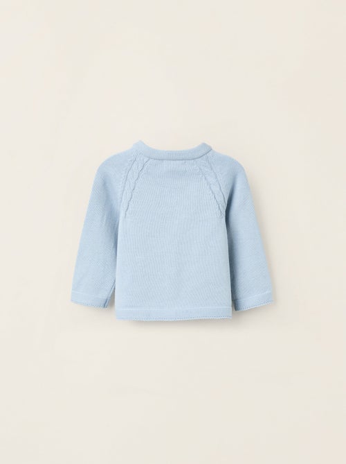 Gilet en Maille en Coton - Kiabi