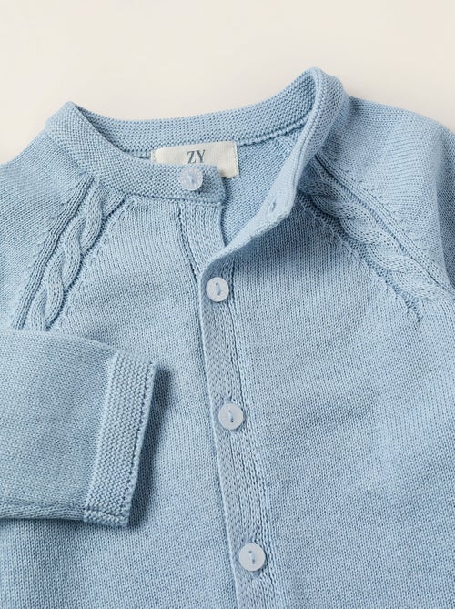 Gilet en Maille en Coton - Kiabi