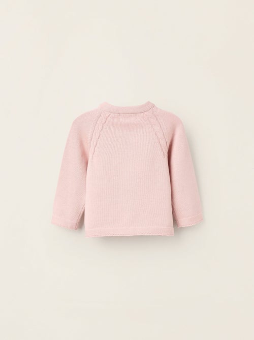 Gilet en Maille en Coton - Kiabi