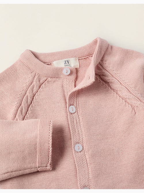 Gilet en Maille en Coton - Kiabi