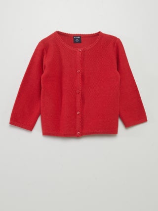 Gilet en maille fantaisie