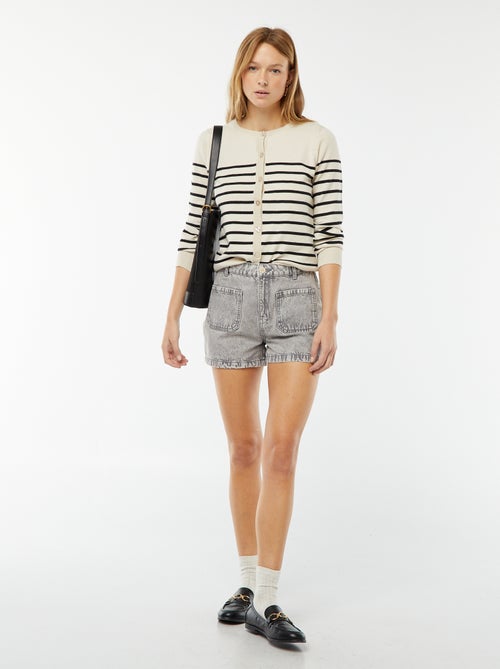 Gilet en maille fine - Kiabi