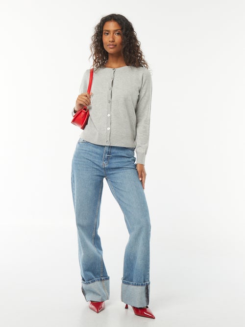 Gilet en maille fine - Kiabi