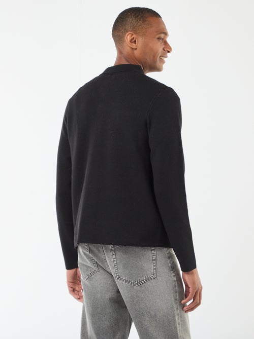 Gilet en maille fine jauge - Kiabi