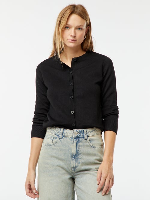 Gilet en maille fine - Kiabi