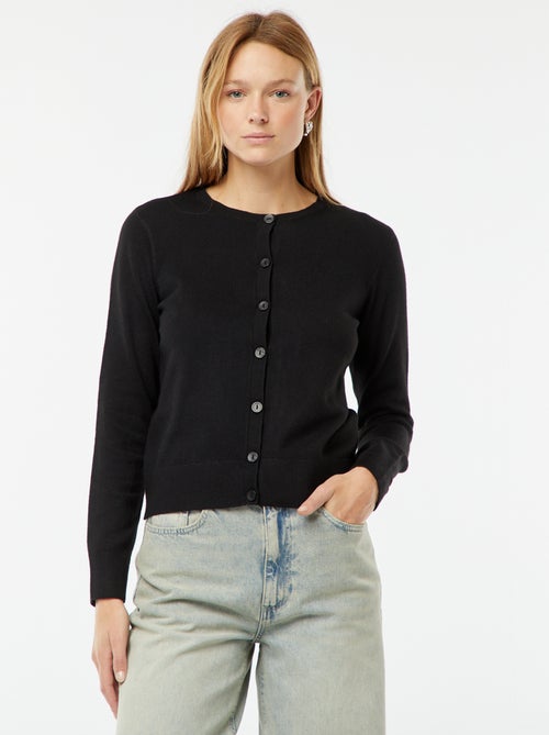 Gilet en maille fine - Kiabi