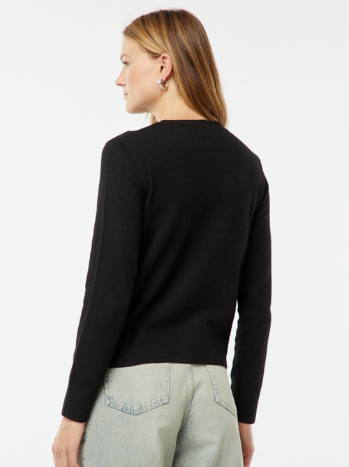 Gilet en maille fine - Kiabi