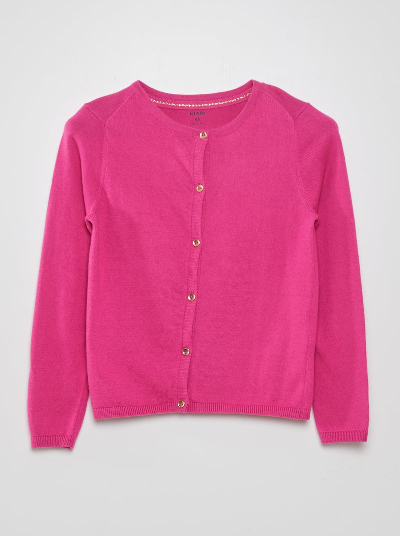 Gilet en maille fine ROSE BERRY - Kiabi