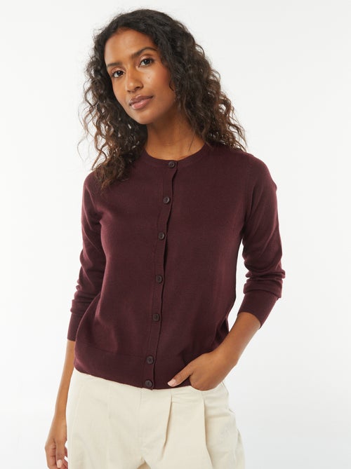 Gilet en maille fine - Kiabi