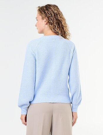 Gilet en maille grosse jauge