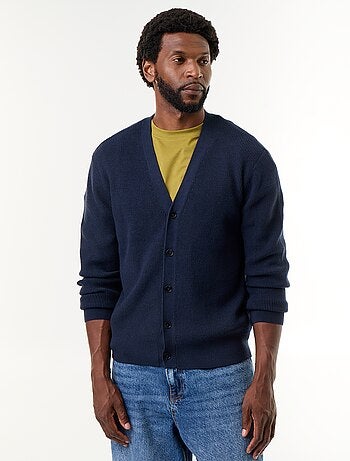 Gilet en maille grosse jauge