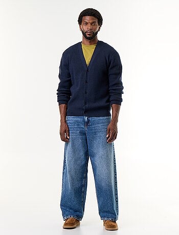 Gilet en maille grosse jauge