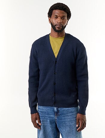 Gilet en maille grosse jauge