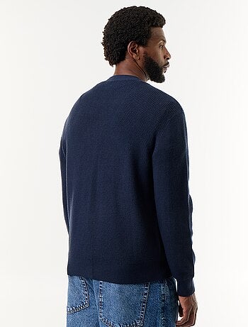 Gilet en maille grosse jauge
