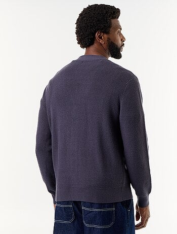 Gilet en maille grosse jauge