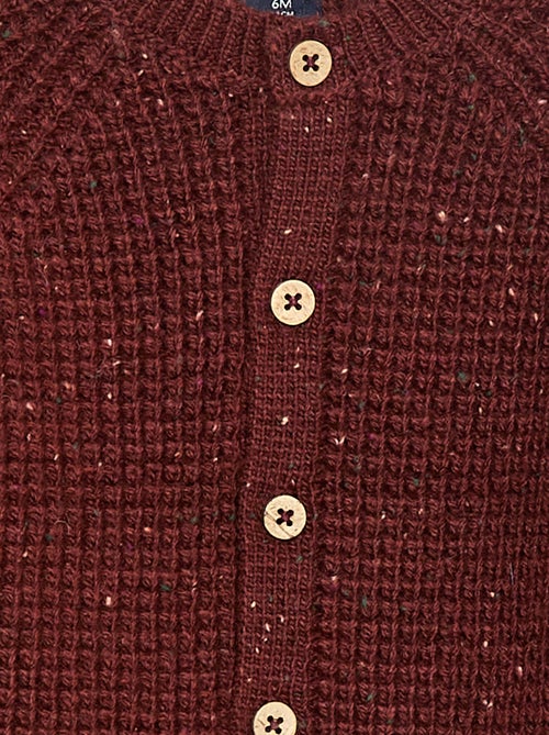 Gilet en maille grosse jauge - Kiabi