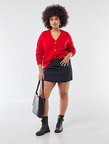 Gilet en maille grosse jauge