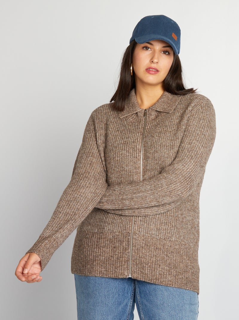 Gilet ABSOLUT CASHMERE - Giorgia - Coloris Camel - 100% cachemire