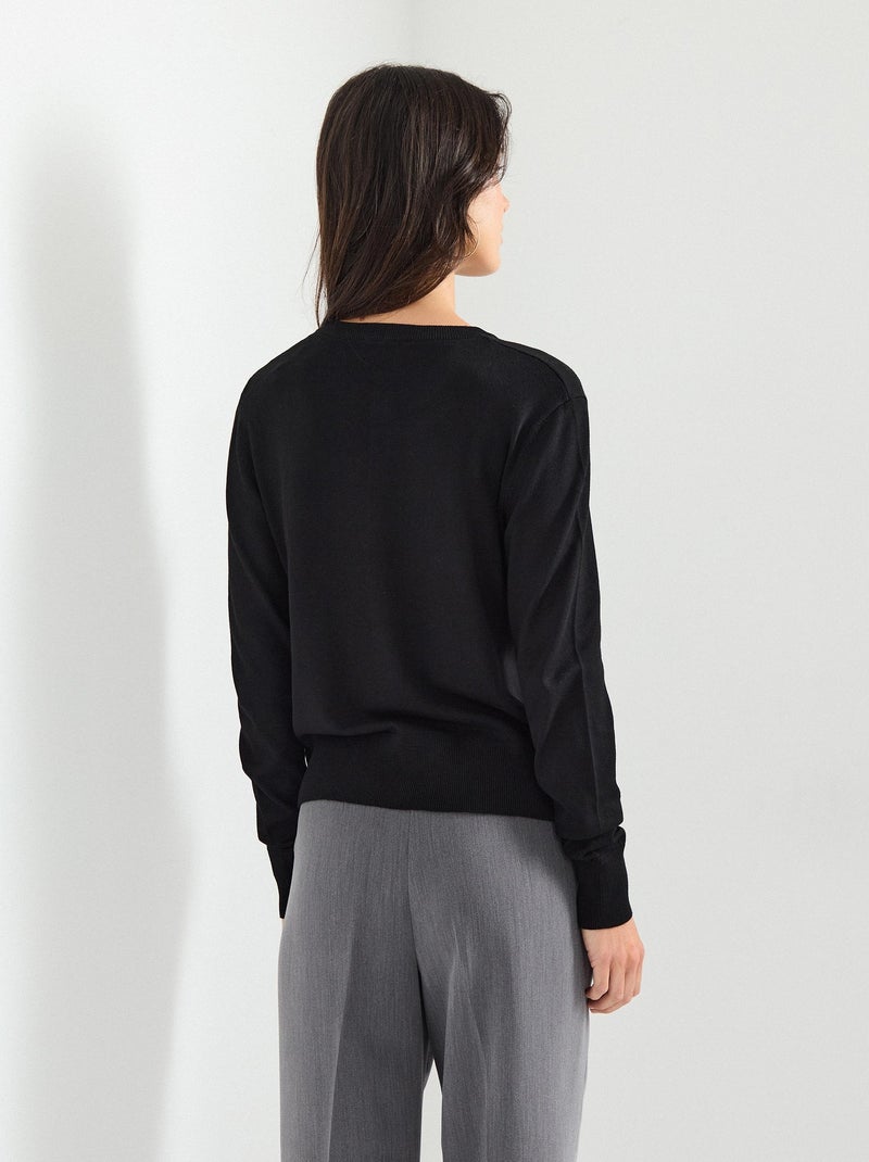 Gilet en maille, MO Fashion Noir - Kiabi