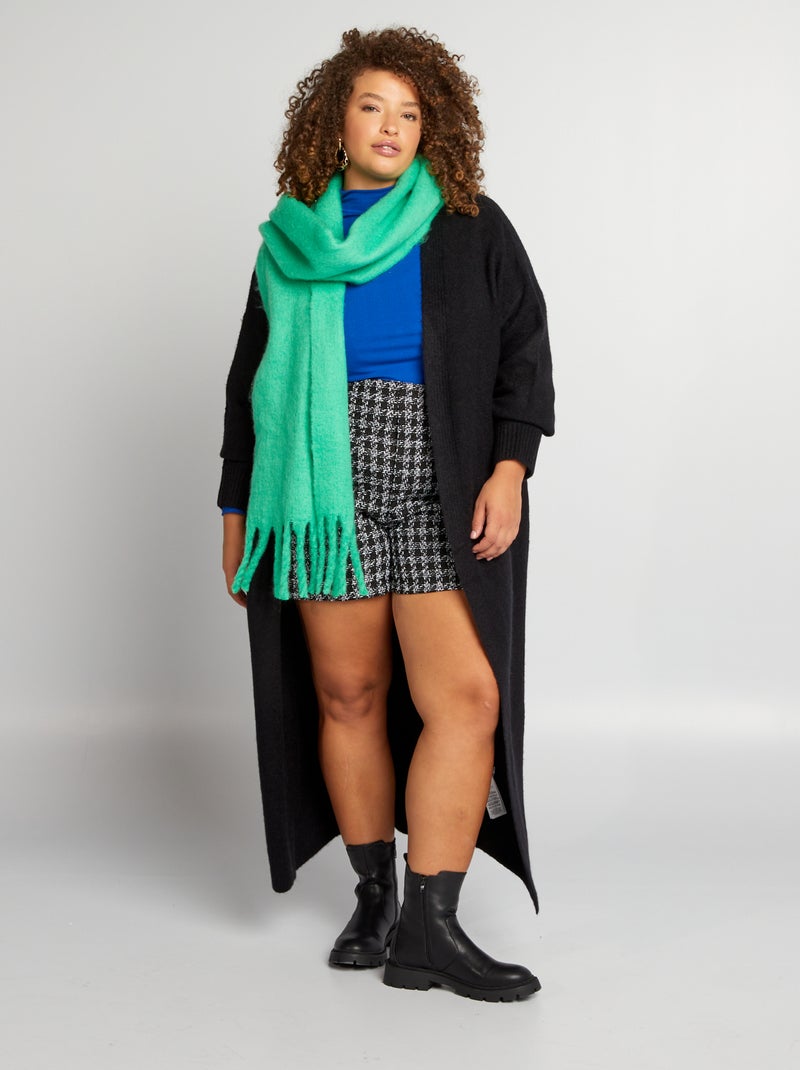 Gilet en maille Noir - Kiabi