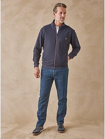 Gilet en maille piquée zippé - DAXON