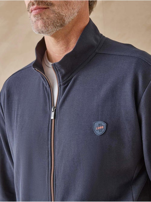 Gilet en maille piquée zippé - DAXON - Kiabi