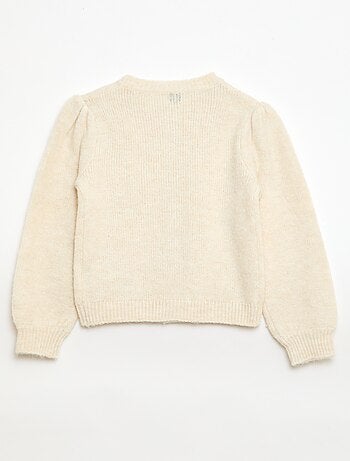 Gilet en maille pointelle