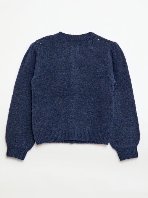 Gilet en maille pointelle - Kiabi