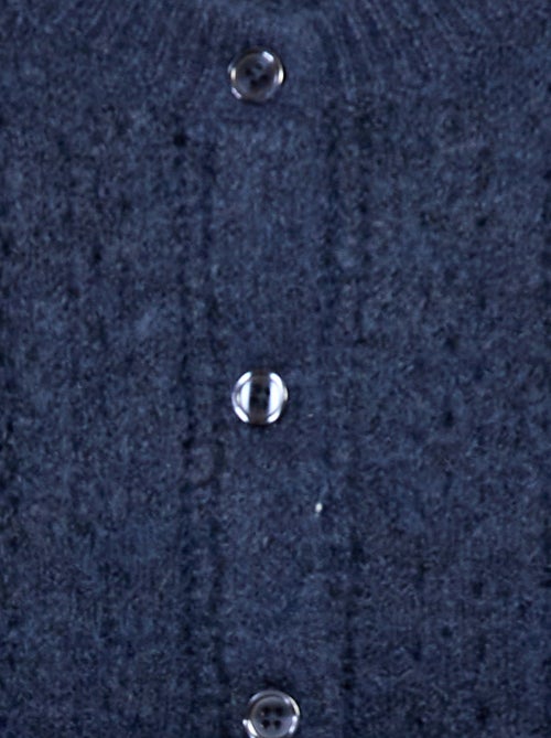 Gilet en maille pointelle - Kiabi