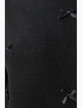 Gilet en maille texturée à col rond istanbul