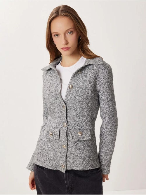 Gilet en maille texturée avec col polo et fermeture boutonnée istanbul - Kiabi Gilet en maille texturée avec col polo et fermeture boutonnée istanbul - Kiabi