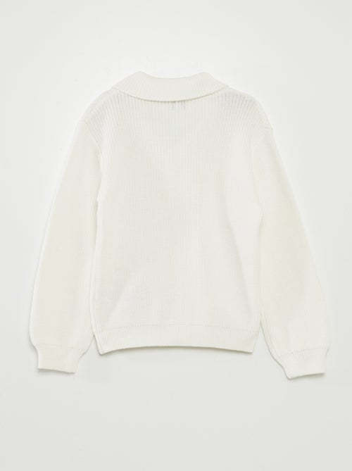 Gilet en maille tricot - Kiabi