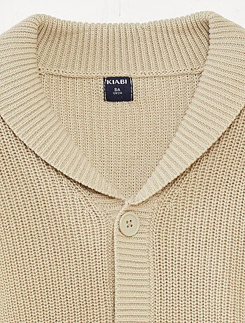 Gilet en maille tricot