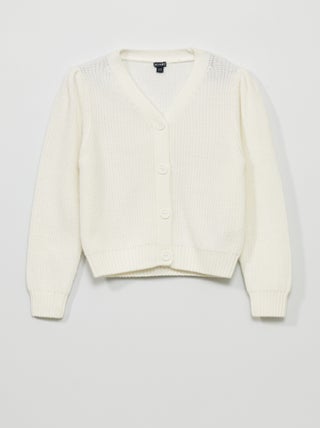 Gilet en maille tricot