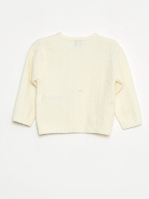 Gilet en maille tricot - Kiabi