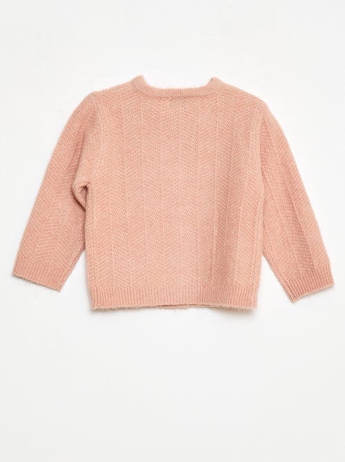 Gilet en maille tricot - Kiabi