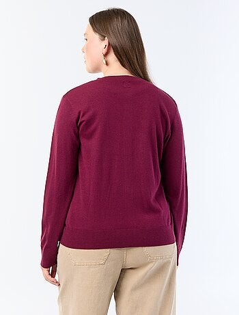 Gilet en maille uni