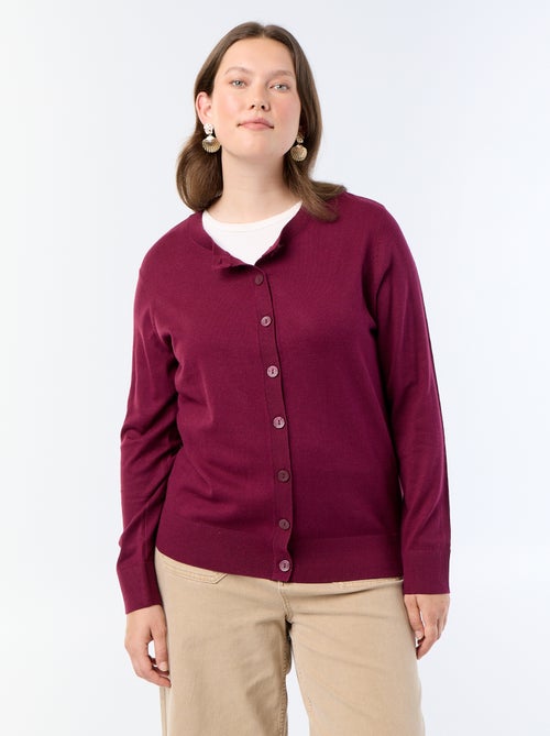 Gilet en maille uni - Kiabi Gilet en maille uni - Kiabi