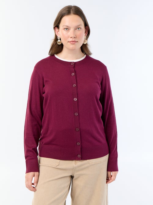 Gilet en maille uni - Kiabi Gilet en maille uni - Kiabi