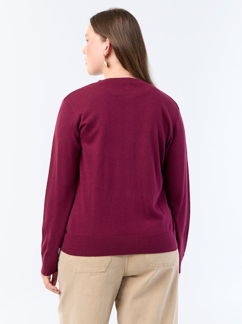 Gilet en maille uni - Kiabi Gilet en maille uni - Kiabi