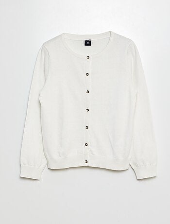 Gilet en maille unie