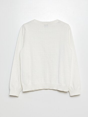 Gilet en maille unie