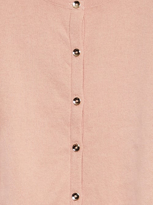 Gilet en maille unie - Kiabi