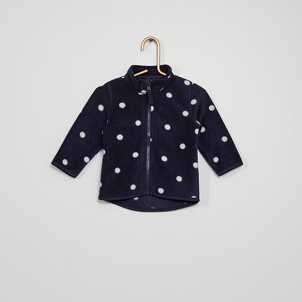 Gilet En Polaire Bebe Fille Bleu Marine Kiabi 12 00