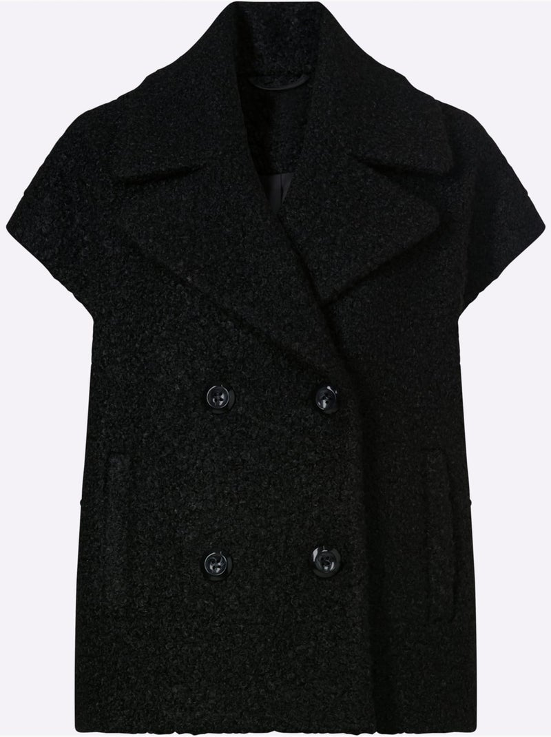 Gilet en polaire douce et moelleuse - taille standard - helline Noir - Kiabi