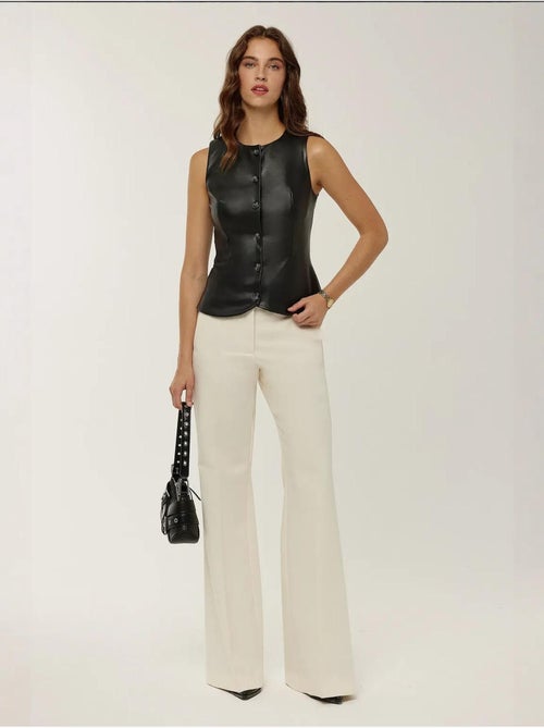Gilet en similicuir - Kiabi Gilet en similicuir - Kiabi